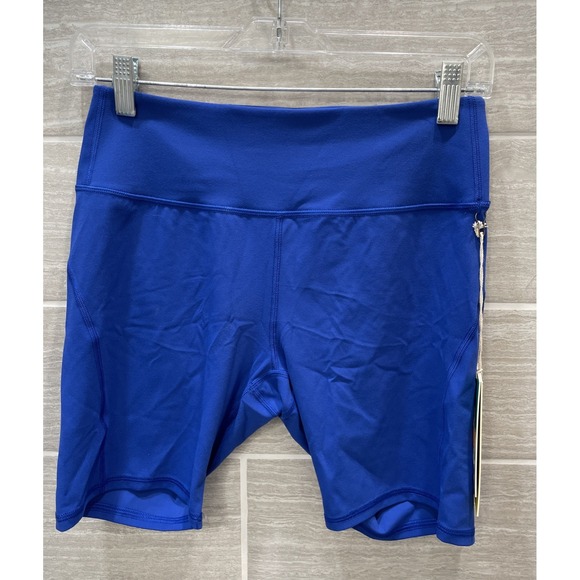 Fair Harbor Pants - Fair Harbor Bayview‎ bike short cobalt Women's M With Back Zipper Pocket NWT